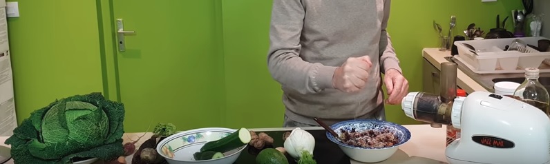 purée crue légumes alimentation saine végétale