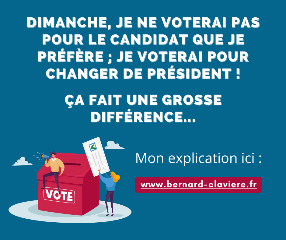 Voter pour changer de président