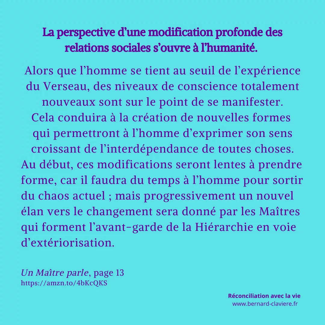 Les relations sociales dans le Verseau