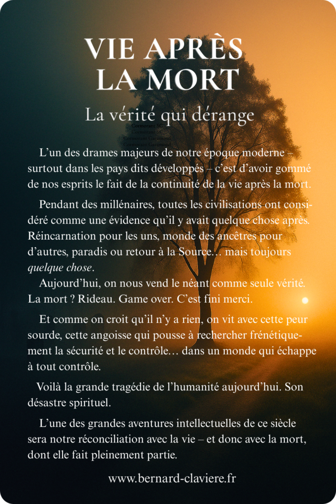 Vie après la mort-la vérité qui dérange