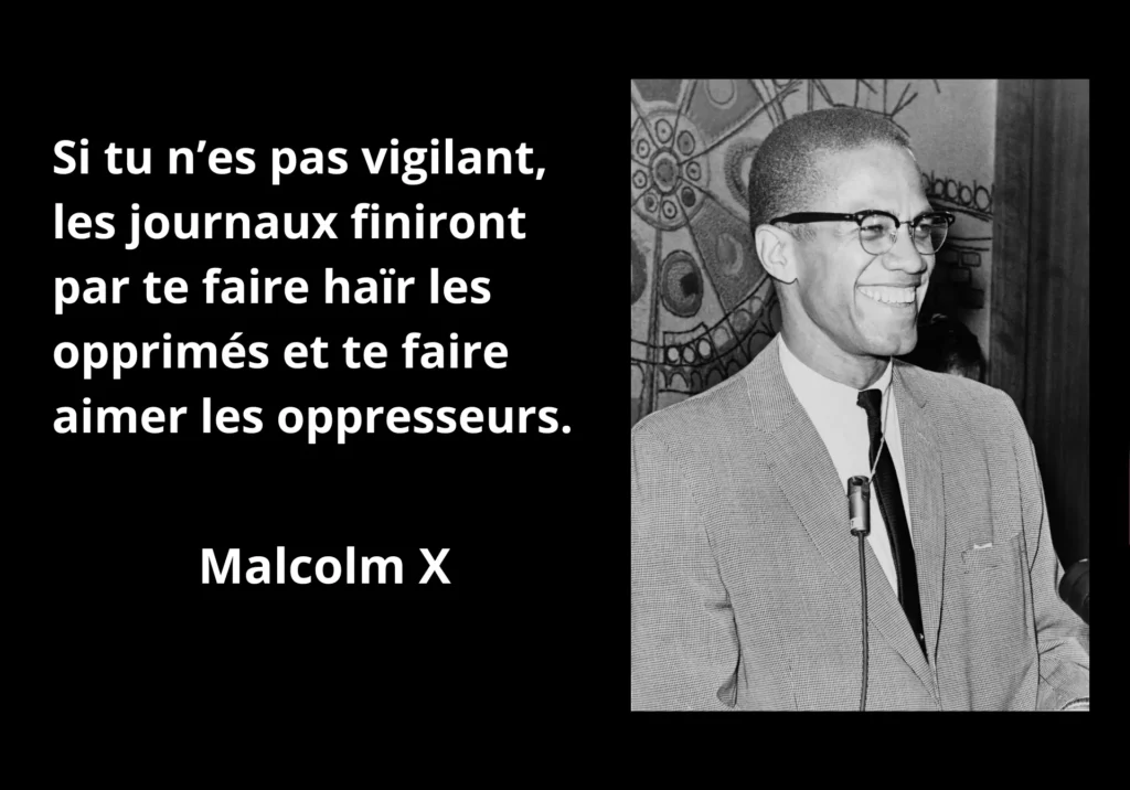 malcolm x hypnose journaux oppressés